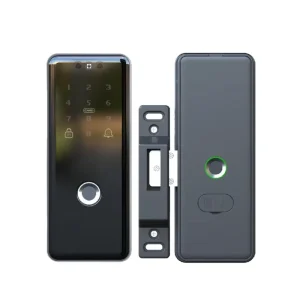 WiFi Smart Door Lock with Dual-Sided Fingerprint, 3D Face Recognition, RFID Card and Remote Unlocking for Glass and Wood Doors
