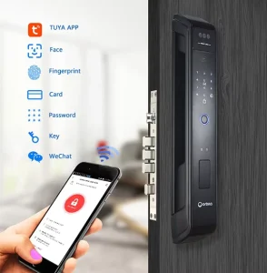 WiFi Smart Fingerprint Door Lock with Camera for Home