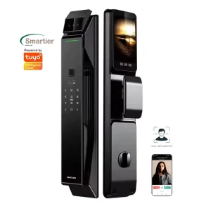 WiFi Smart Lock With Camera 3D Face Recognition and Fingerprint for Wood Steel and Aluminum Doors