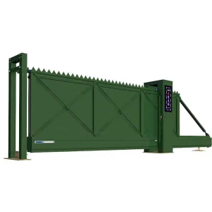 Wind-Resistant Aluminum Alloy Automatic Double Cantilever Sliding Driveway Gate