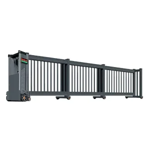 Wind-Resistant Automatic Electric Linear Translation Telescopic Sliding Gate