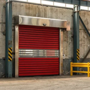 Windproof Automatic Industrial Electric Hard Aluminum Alloy Rolling Shutter Workshop High Speed Spiral Door