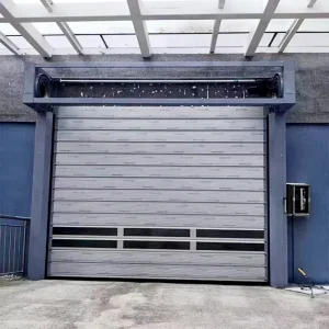 Windproof Waterproof Remote-Controlled Roller Shutter for Villas, Homes, and Garages