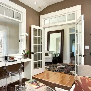 Wooden Door Custom Design Durable Construction for Home Renovation