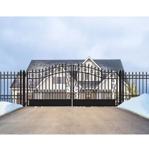 Wrought Iron House Farm Villa Outdoor Courtyard Main Gate